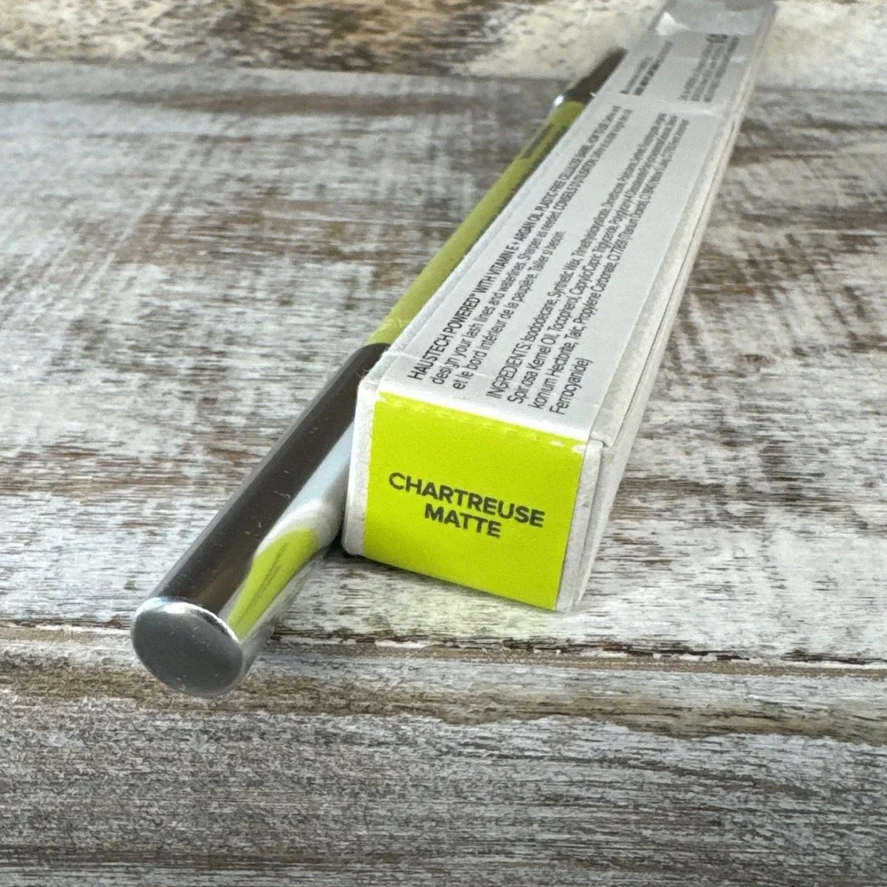 Haus Labs‎ Optic Intensity Eyeliner Lady Gaga Chartreuse Matte | MSRP = $22